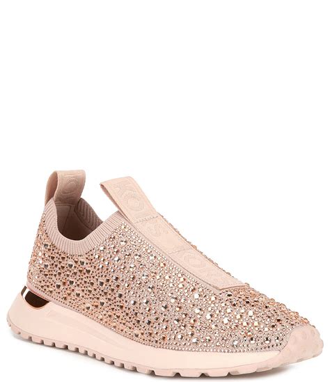 michael kors sneaker slip on|michael kors rhinestone sneakers.